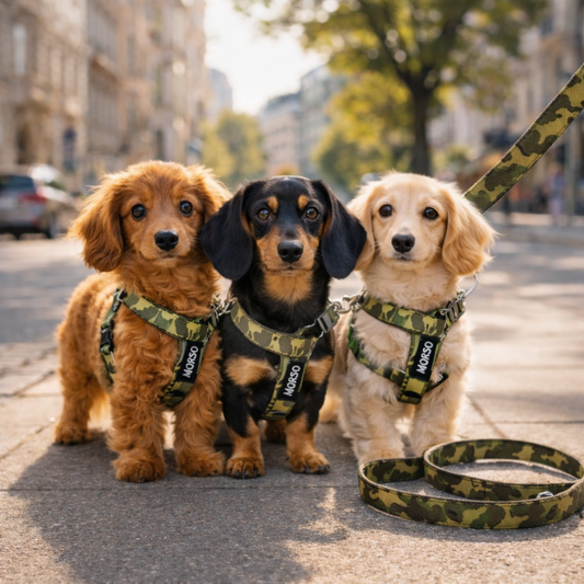 Urban camo luxe mini hondentuig
