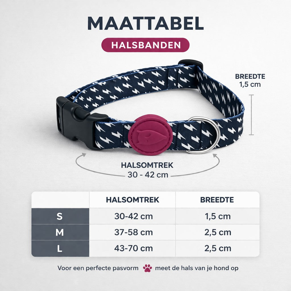 Morso Dog Collar Recycled Power Flow Black