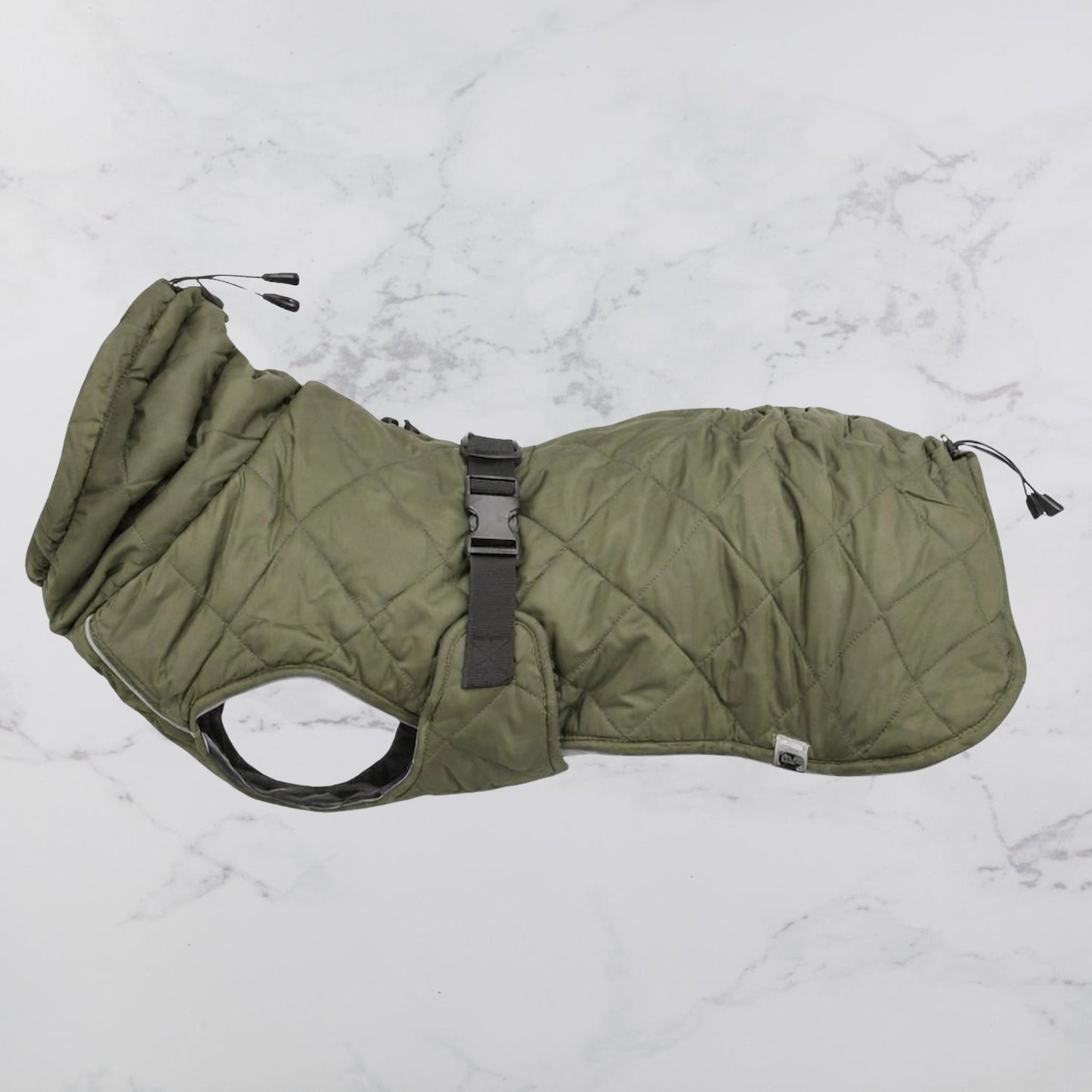 Trixie Minot Dog Coat Olive Green, water-repellent, warm & perfect fit